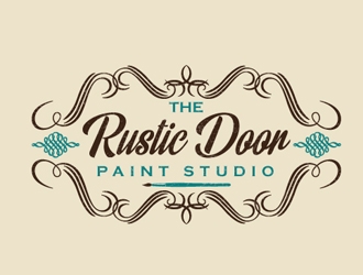The Rustic Door Paint Studio logo design by logoguy