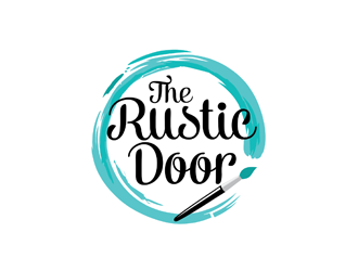 The Rustic Door Paint Studio logo design by logolady