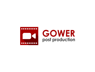 Gower Post Production logo design by Akli
