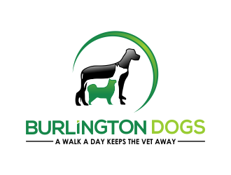 Burlington Dogs logo design by done