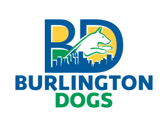 Burlington Dogs logo design by ArniArts
