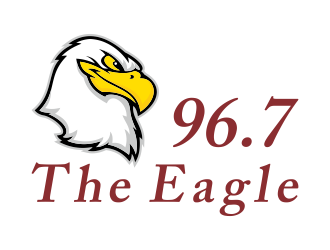 96.7 The Eagle logo design by savana