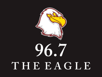 96.7 The Eagle logo design by savana
