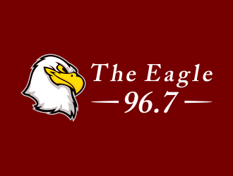96.7 The Eagle logo design by savana