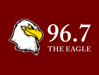 96.7 The Eagle logo design by savana