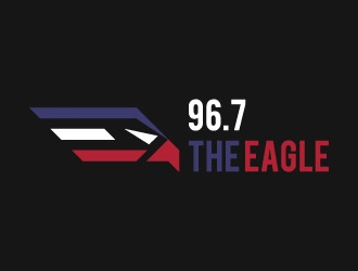 96.7 The Eagle logo design by N1one