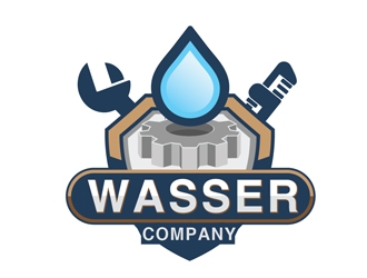 Wasser Company logo design by Roma