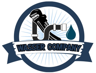 Wasser Company logo design by romano