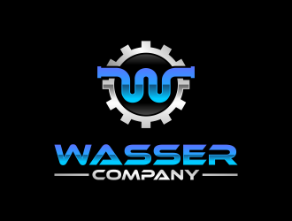 Wasser Company logo design by ubai popi