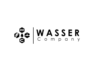 Wasser Company logo design by giphone