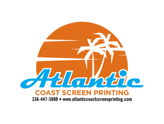 Atlantic Coast Screen Printing logo design by torresace