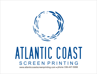 Atlantic Coast Screen Printing logo design by bunda_shaquilla