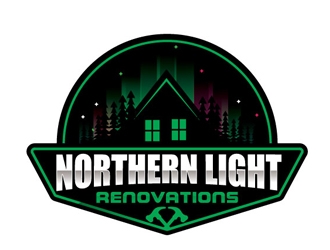 Northern Light Renovations logo design by logoguy