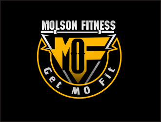 Molson Fitness Get MO Fit logo design by bosbejo