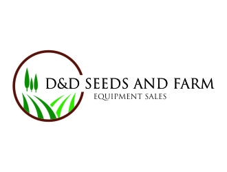 D&D Seeds and Farm Equipment Sales logo design by jetzu