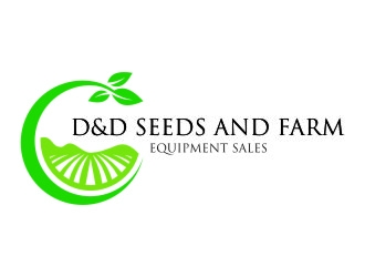 D&D Seeds and Farm Equipment Sales logo design by jetzu