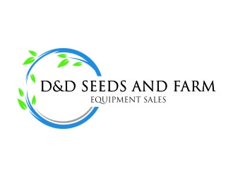 D&D Seeds and Farm Equipment Sales logo design by jetzu