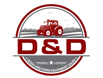 D&D Seeds and Farm Equipment Sales logo design by logoguy