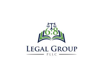 6:8 Legal Group, PLLC logo design by ammad
