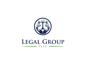 6:8 Legal Group, PLLC logo design by ammad