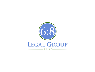 6:8 Legal Group, PLLC logo design by johana