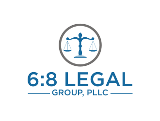 6:8 Legal Group, PLLC logo design by Adundas
