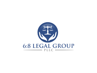 6:8 Legal Group, PLLC logo design by ndaru