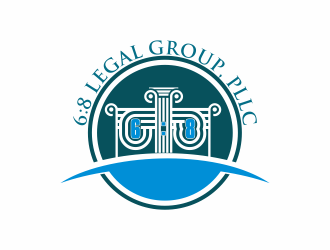 6:8 Legal Group, PLLC logo design by bosbejo