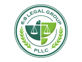 6:8 Legal Group, PLLC logo design by schiena