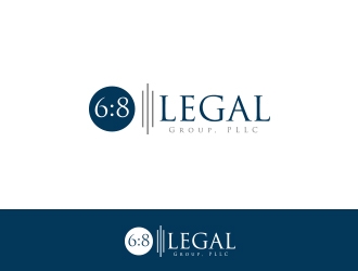 6:8 Legal Group, PLLC logo design by JackPayne