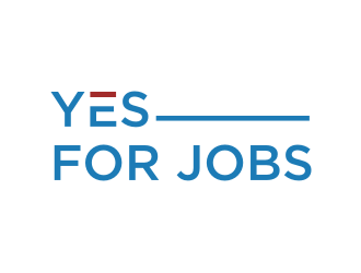 YES FOR JOBS logo design by Adundas