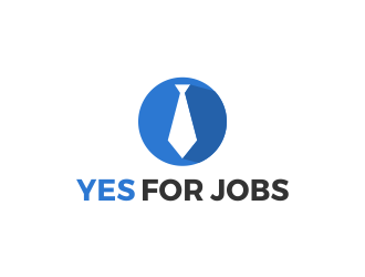 YES FOR JOBS logo design by Akli