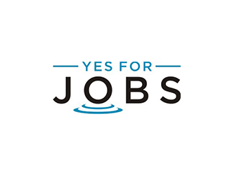 YES FOR JOBS logo design by checx