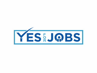 YES FOR JOBS logo design by agus