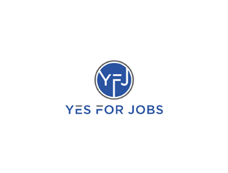 YES FOR JOBS logo design by johana