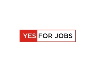 YES FOR JOBS logo design by EkoBooM