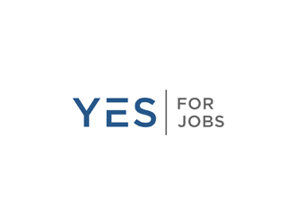 YES FOR JOBS logo design by ndaru