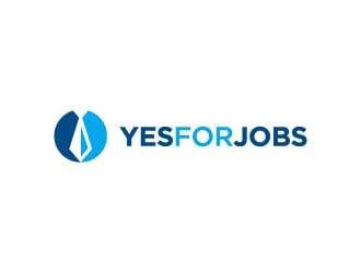 YES FOR JOBS logo design by Janee