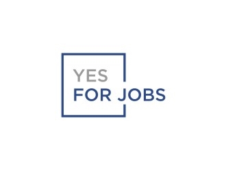 YES FOR JOBS logo design by bricton