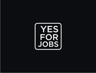 YES FOR JOBS logo design by bricton