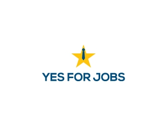 YES FOR JOBS logo design by kasperdz
