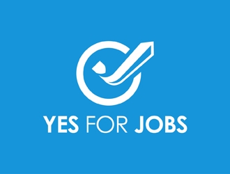 YES FOR JOBS logo design by neonlamp