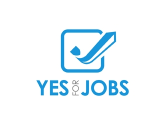 YES FOR JOBS logo design by neonlamp