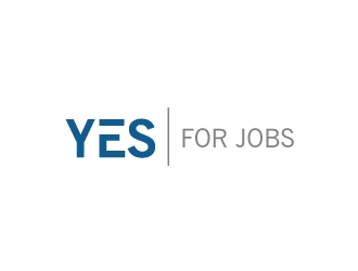 YES FOR JOBS logo design by Webphixo