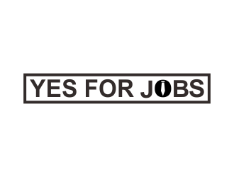 YES FOR JOBS logo design by veranoghusta