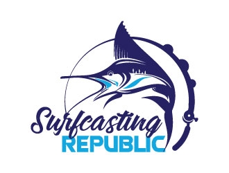 Surfcasting Republic logo design by Erasedink