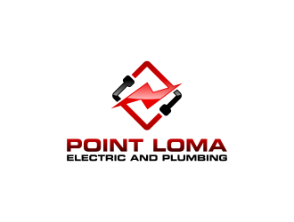 Point Loma Electric and Plumbing logo design by ubai popi