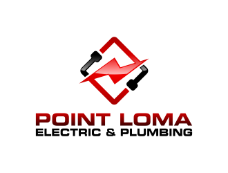 Point Loma Electric and Plumbing logo design by ubai popi