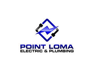 Point Loma Electric and Plumbing logo design by ubai popi