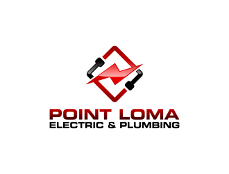 Point Loma Electric and Plumbing logo design by ubai popi